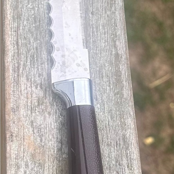 Ginsu 9" Blade Stainless Steel Double Edged Knife Plastic Handle VTG CUTLERY - Picture 4 of 7